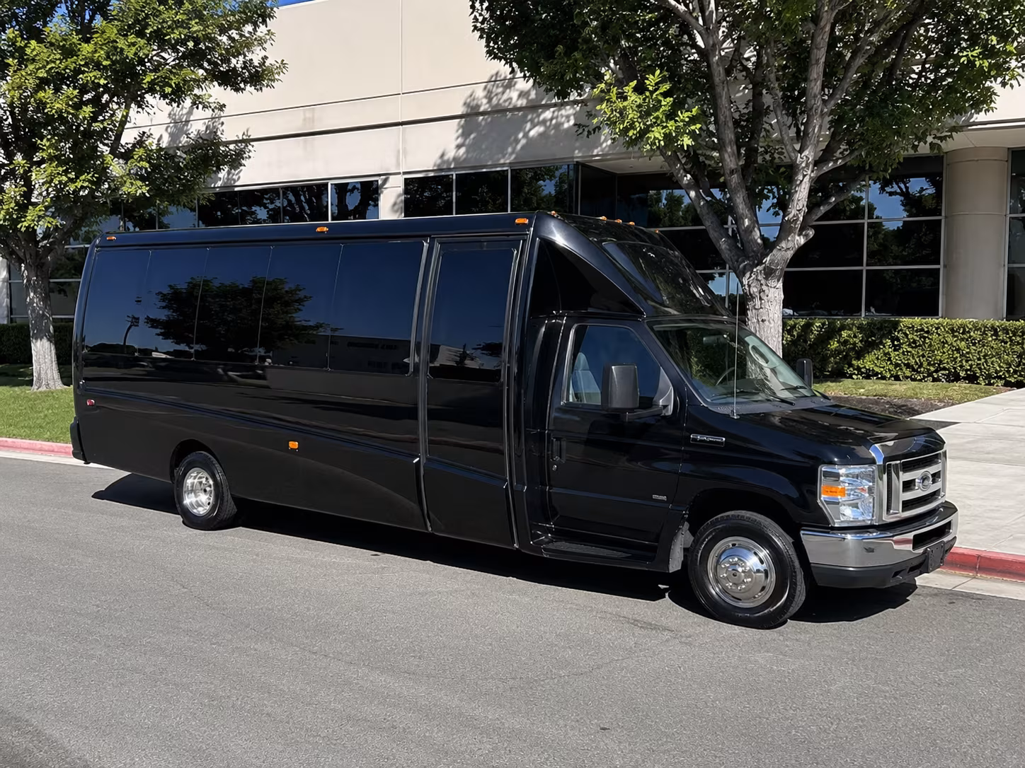 Interior of a party bus rental serving Newport News