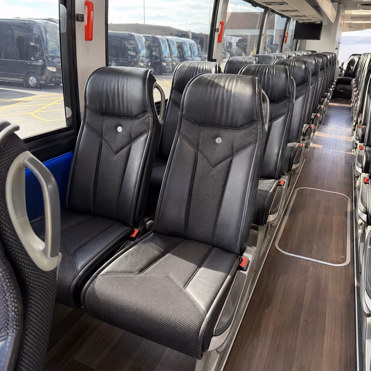 Newport News Airport Shuttle & Transportation party bus exterior