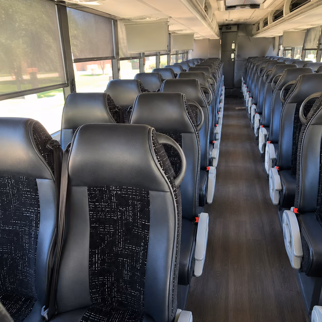 Newport News Airport Shuttle & Transportation party bus interior