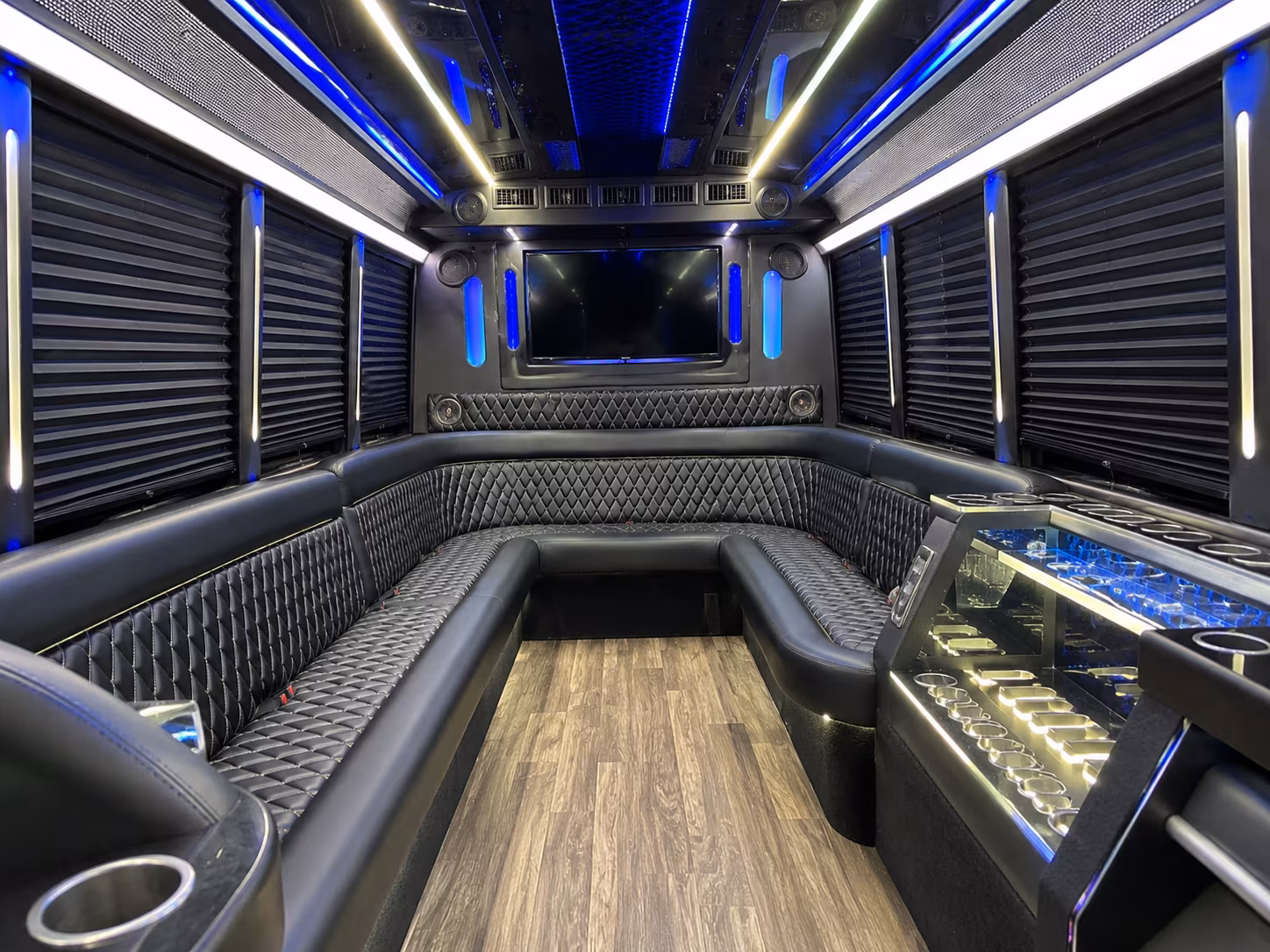 Newport News Bachelor & Bachelorette Transportation onboard seating