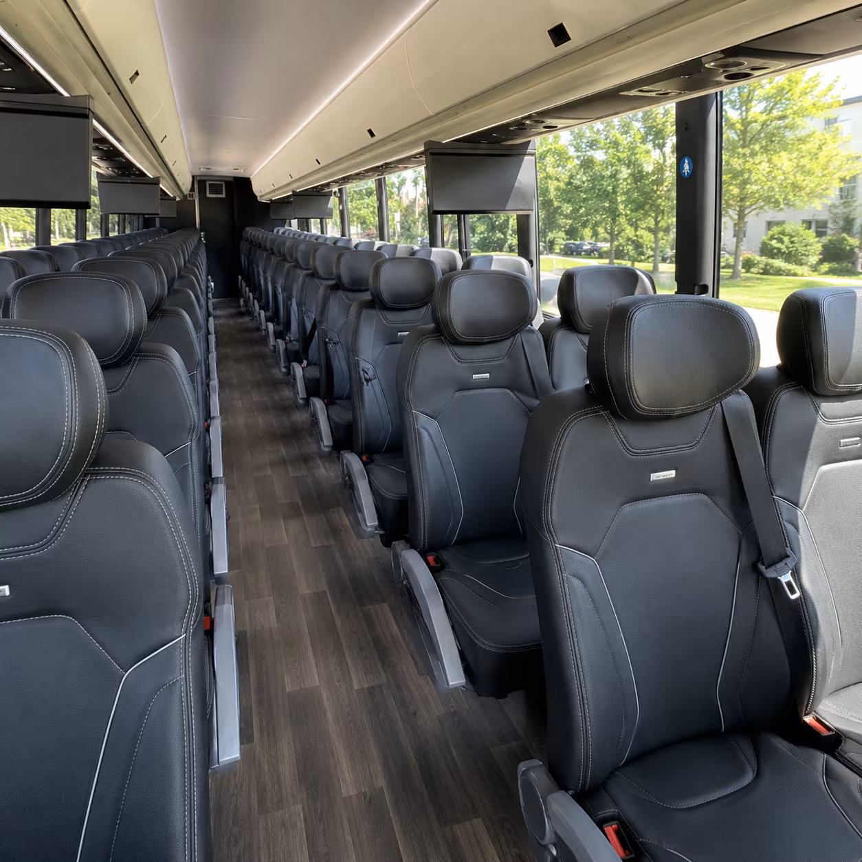 Newport News Corporate Transportation party bus exterior