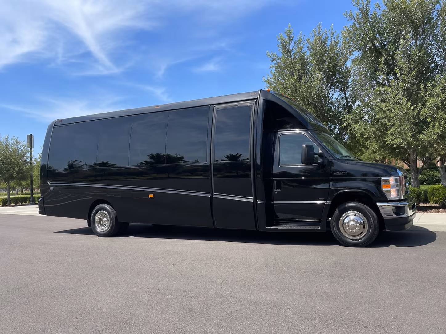 Newport News Corporate Transportation party bus exterior