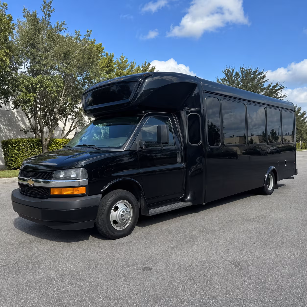 Newport News Private Event Transportation party bus exterior