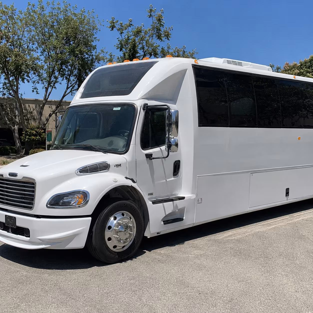Newport News Private Event Transportation party bus exterior