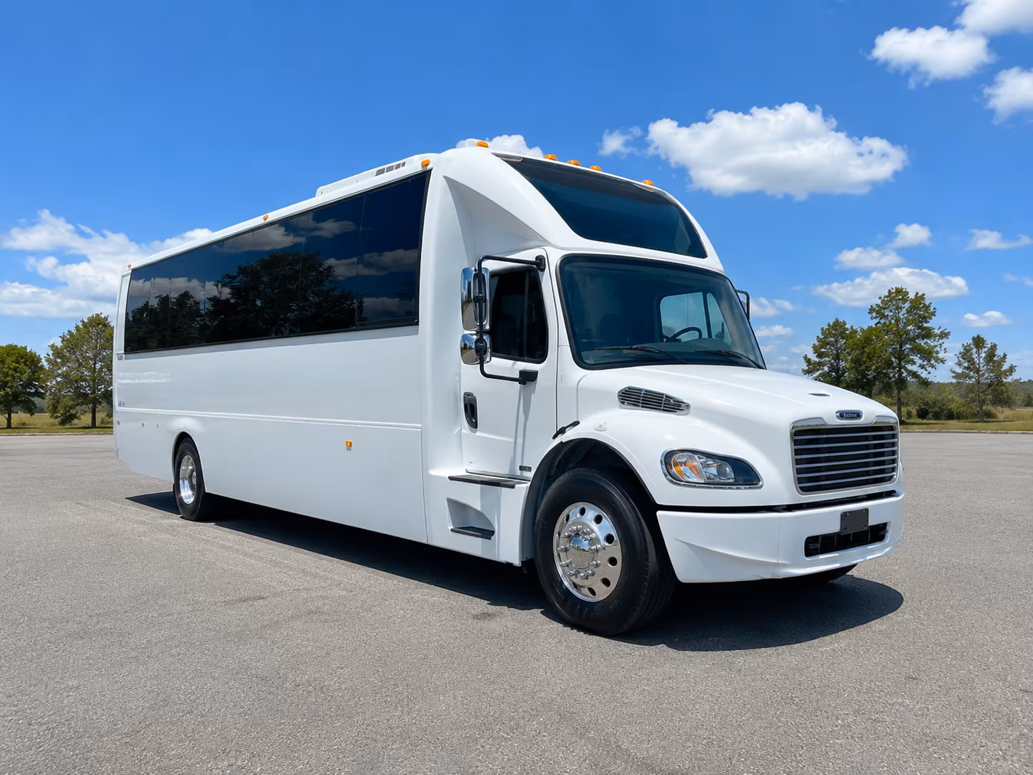 Newport News Private Event Transportation party bus exterior