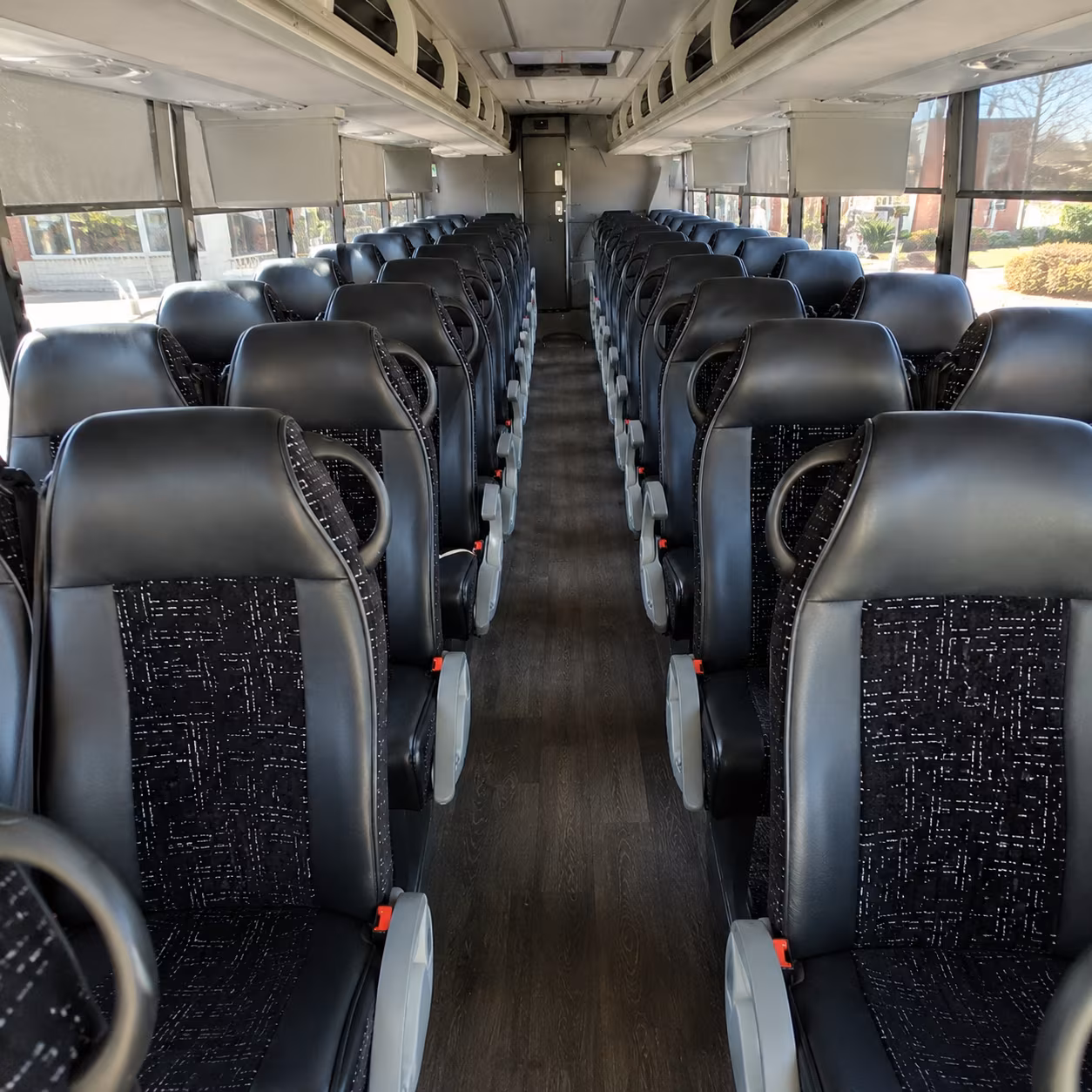 Newport News School Event Transportation party bus exterior