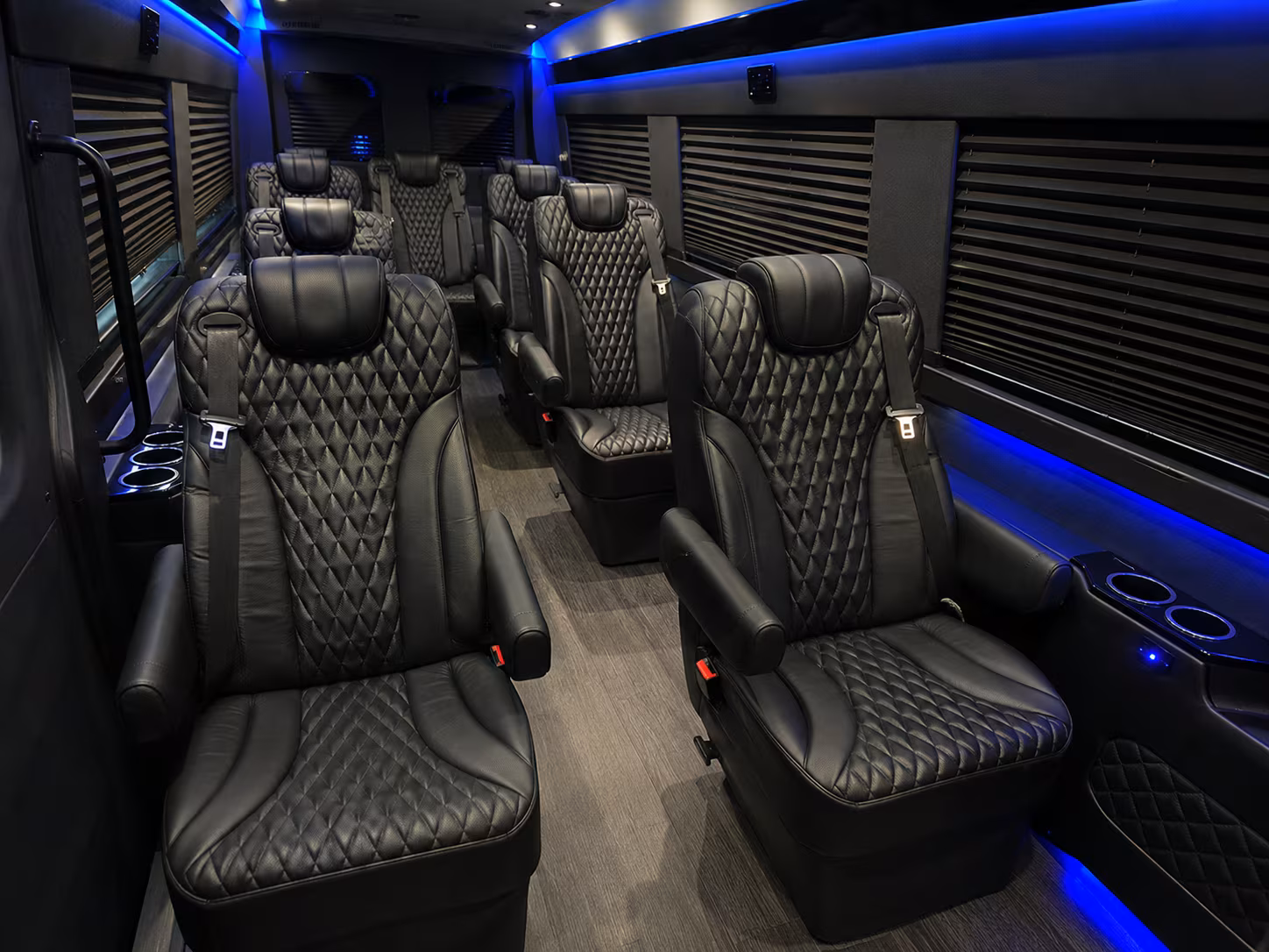 Newport News School Event Transportation party bus exterior