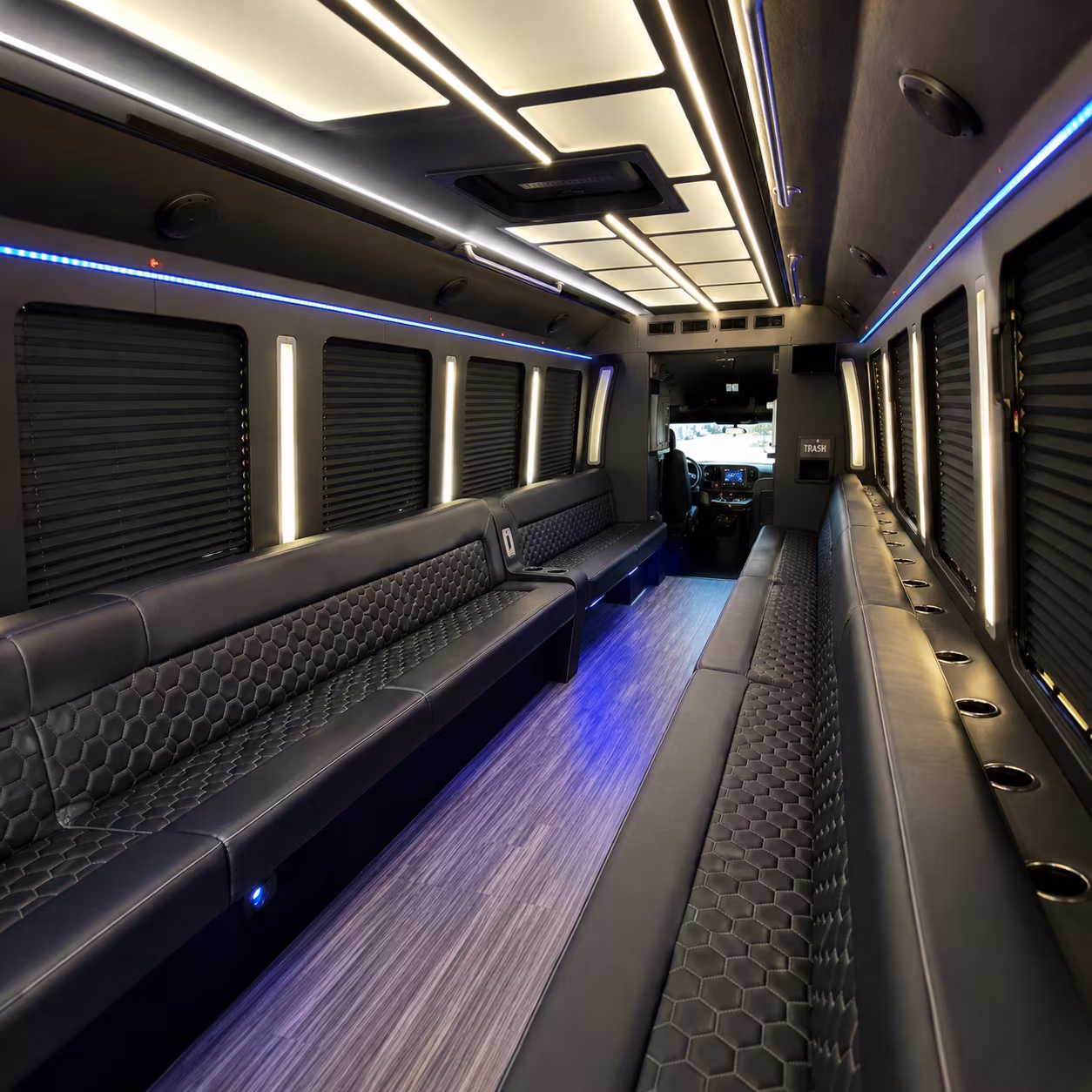 Newport News Winery Tour & Pub Crawl Transportation party bus exterior
